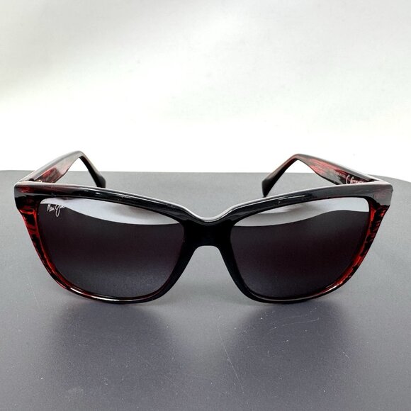 Maui Jim Jacaranda MJ 763-07C Square Tortoise Polarized Sunglasses Pink Lens main image 9